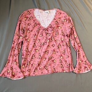 Jason Maxwell Pink Floral Blouse